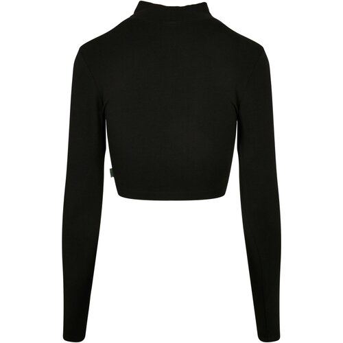Urban Classics Ladies Organic Cropped Turtelneck Longsleeve black 3XL