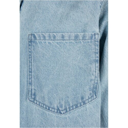 Urban Classics Ladies Oversized Denim Shirt Dress tintedlightbluewashed XS