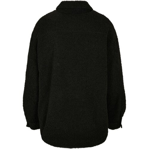 Urban Classics Ladies Sherpa Overshirt black 4XL