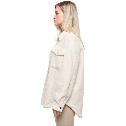 Urban Classics Ladies Sherpa Overshirt whitesand XL
