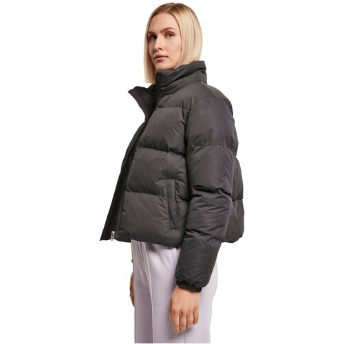 Urban Classics Ladies Short Peached Puffer Jacket black 3XL