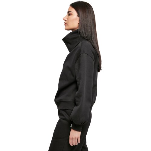 Urban Classics Ladies Oversized High Neck Troyer Crew black L