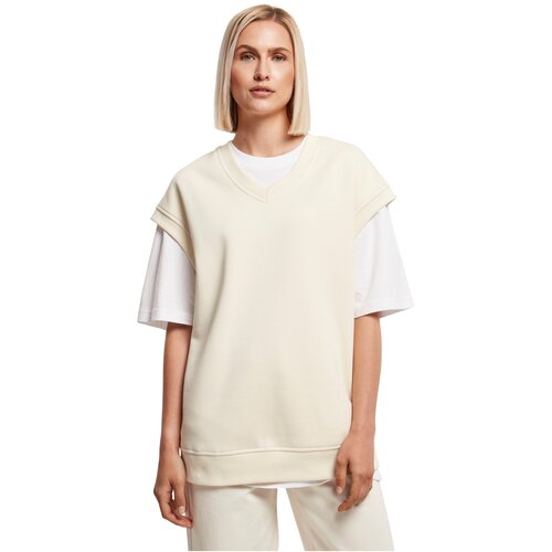 Urban Classics Ladies Oversized Sweat Slipover whitesand XS