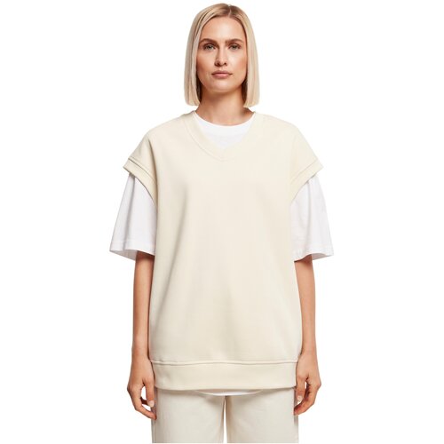 Urban Classics Ladies Oversized Sweat Slipover whitesand XS