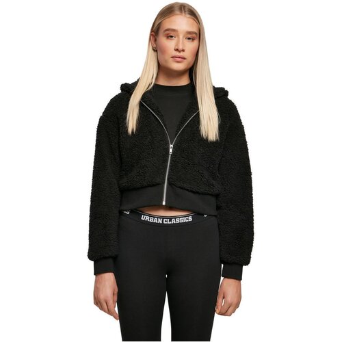 Urban Classics Ladies Short Oversized Sherpa Jacket black L