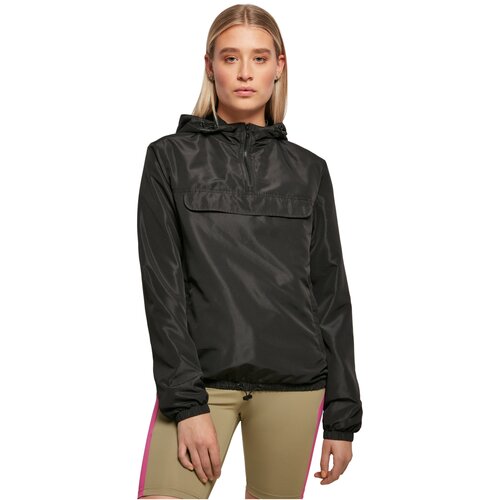 Urban Classics Ladies Recycled Basic Pull Over Jacket black M