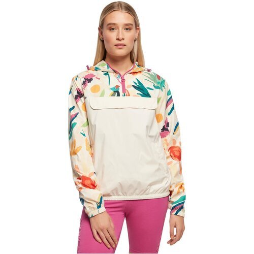 Urban Classics Ladies Mixed Pull Over Jacket whitesandfruity XS