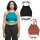 Urban Classics Ladies Rib Trapeze Cropped Top