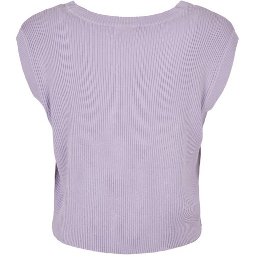 Urban Classics Ladies Short Knittd Slip On lilac 3XL