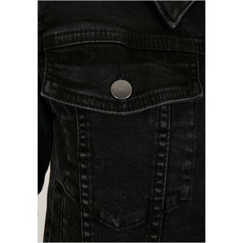 Urban Classics Ladies Organic Denim Jacket black washed 4XL