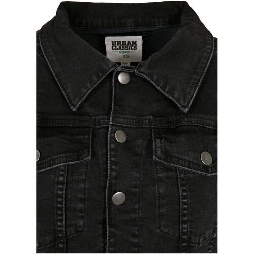 Urban Classics Ladies Organic Denim Jacket black washed 4XL