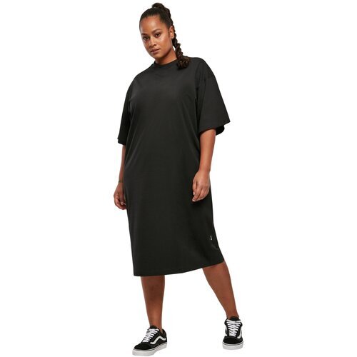 Urban Classics Ladies Organic Long Oversized Tee Dress black 3XL