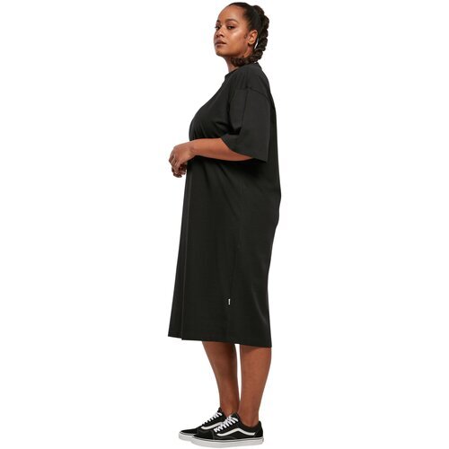 Urban Classics Ladies Organic Long Oversized Tee Dress black 3XL