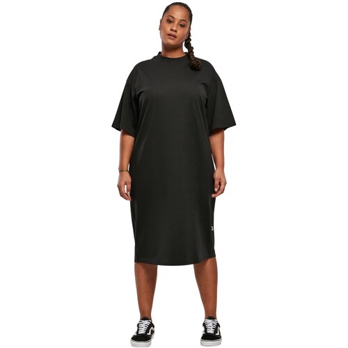 Urban Classics Ladies Organic Long Oversized Tee Dress black 4XL