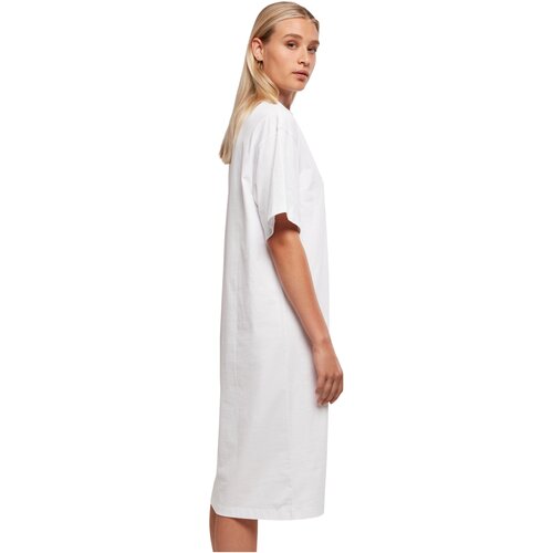 Urban Classics Ladies Organic Long Oversized Tee Dress white XXL