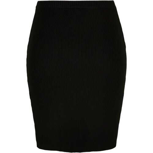 Urban Classics Ladies Rib Knit Skirt black 4XL
