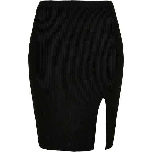 Urban Classics Ladies Rib Knit Skirt black M