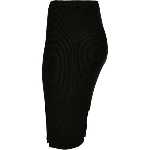 Urban Classics Ladies Rib Knit Skirt black M