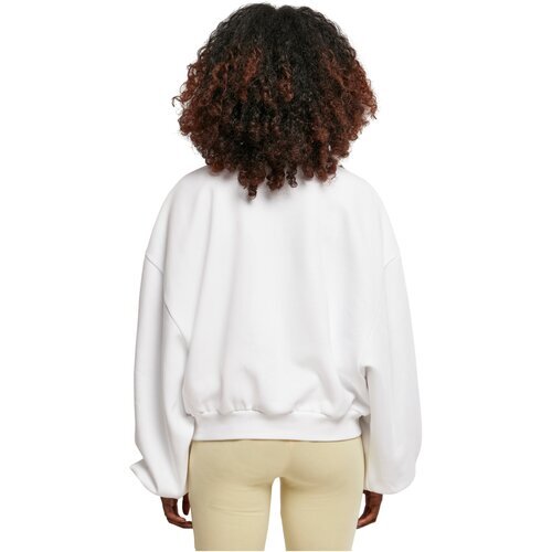 Urban Classics Ladies Oversized Triangle Crew Neck white M/L