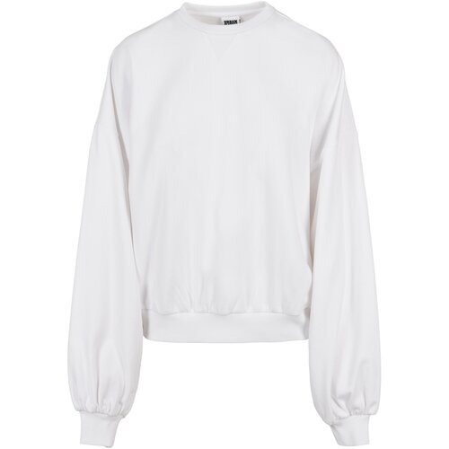 Urban Classics Ladies Oversized Triangle Crew Neck white M/L