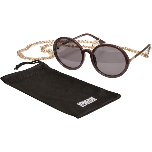 Urban Classics Sunglasses Cannes with Chain cherry one size