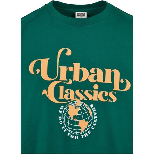 Urban Classics Organic Globe Logo Tee green 3XL