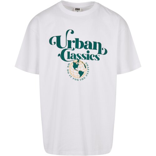 Urban Classics Organic Globe Logo Tee white 4XL