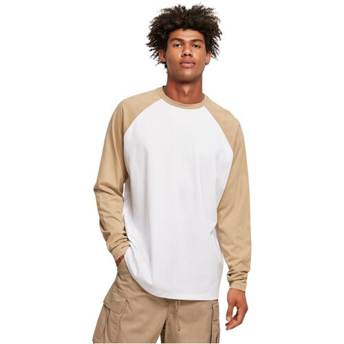 Urban Classics Organic Oversized Raglan Longsleeve white/unionbeige 4XL