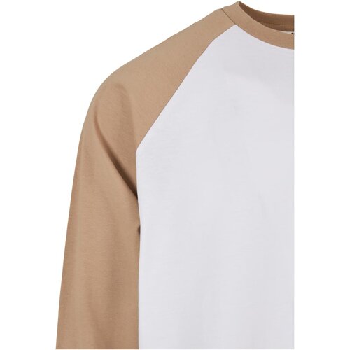 Urban Classics Organic Oversized Raglan Longsleeve white/unionbeige 4XL