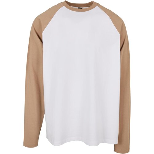 Urban Classics Organic Oversized Raglan Longsleeve white/unionbeige 4XL