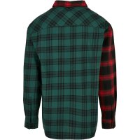Urban Classics Oversized Mix Check Shirt