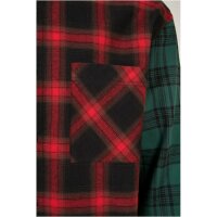 Urban Classics Oversized Mix Check Shirt