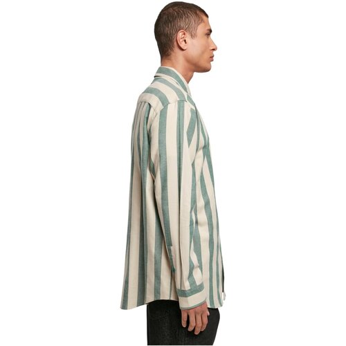Urban Classics Striped Shirt greenlancer/softseagrass 3XL
