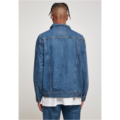 Urban Classics Organic Basic Denim Jacket mid indigo washed XL