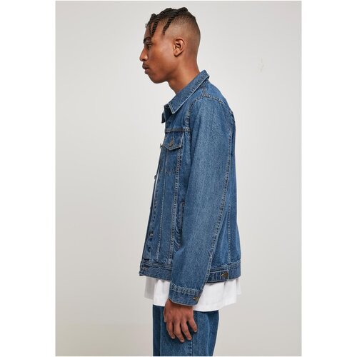 Urban Classics Organic Basic Denim Jacket mid indigo washed XL