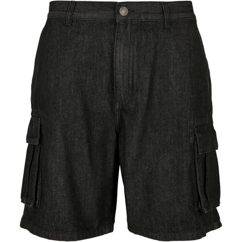 Urban Classics Organic Denim Cargo Shorts black washed 28