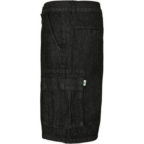 Urban Classics Organic Denim Cargo Shorts black washed 42