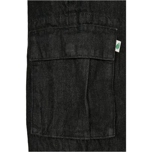 Urban Classics Organic Denim Cargo Shorts black washed 42