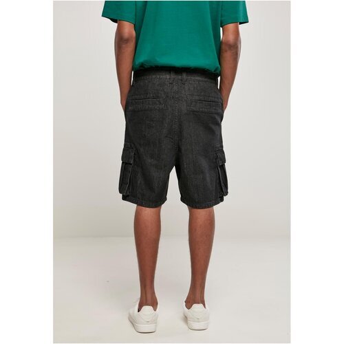 Urban Classics Organic Denim Cargo Shorts black washed 42