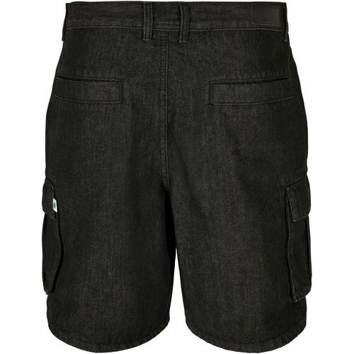 Urban Classics Organic Denim Cargo Shorts black washed 42