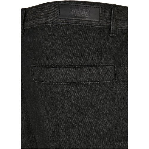 Urban Classics Organic Denim Cargo Shorts black washed 42