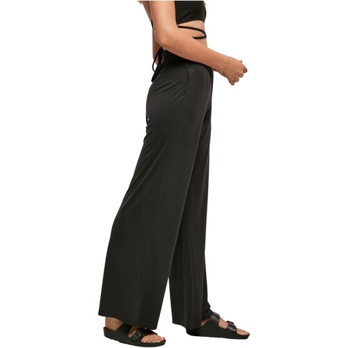 Urban Classics Ladies Modal Wide Leg Pants black 3XL