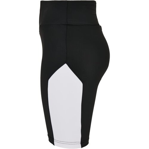 Urban Classics Ladies Color Block Cycle Shorts black/white 4XL