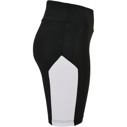 Urban Classics Ladies Color Block Cycle Shorts black/white 5XL