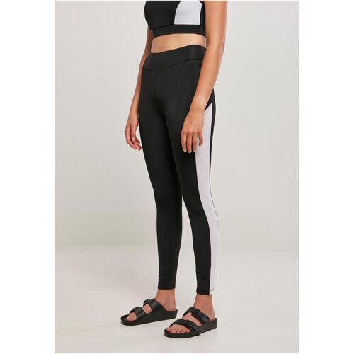 Urban Classics Ladies Color Block Leggings black/white L