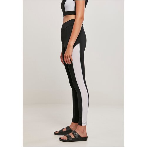 Urban Classics Ladies Color Block Leggings black/white L