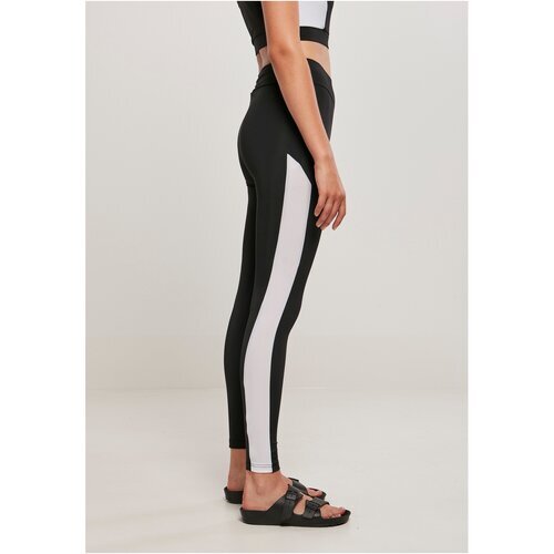 Urban Classics Ladies Color Block Leggings black/white L