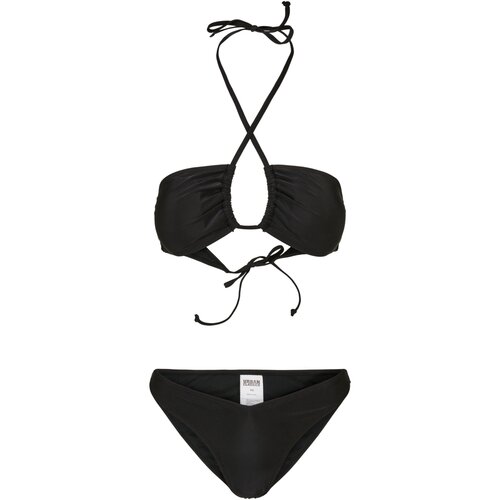 Urban Classics Ladies Recycled Hot V Bikini black L