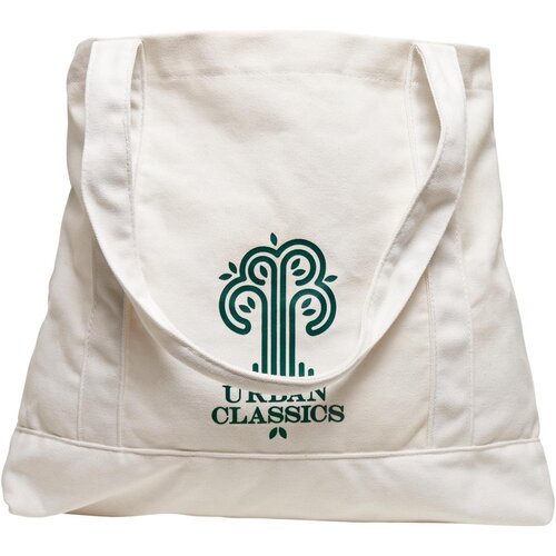 Urban Classics Logo Canvas Tote Bag offwhite one size