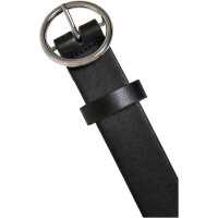 Urban Classics Synthetic Leather Eyelet Belt 2-Pack